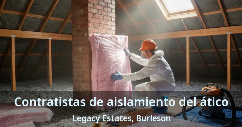 Contratistas de aislamiento del ático Legacy Estates, Burleson - TX