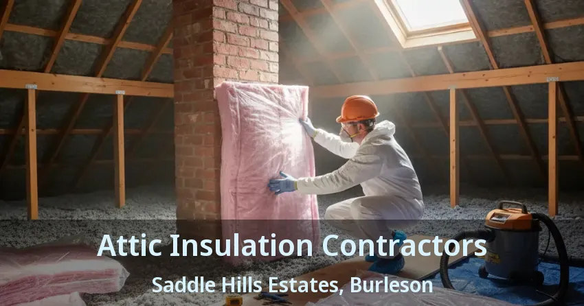 Attic Insulation Contractors Saddle Hills Estates, Burleson - TX