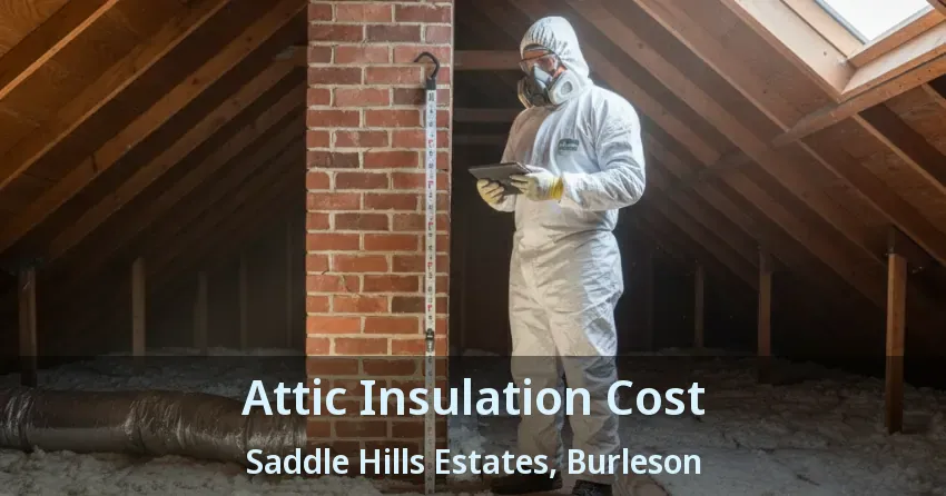 Attic Insulation Cost Saddle Hills Estates, Burleson - TX
