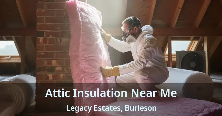 Attic Insulation Near Me Legacy Estates, Burleson - TX
