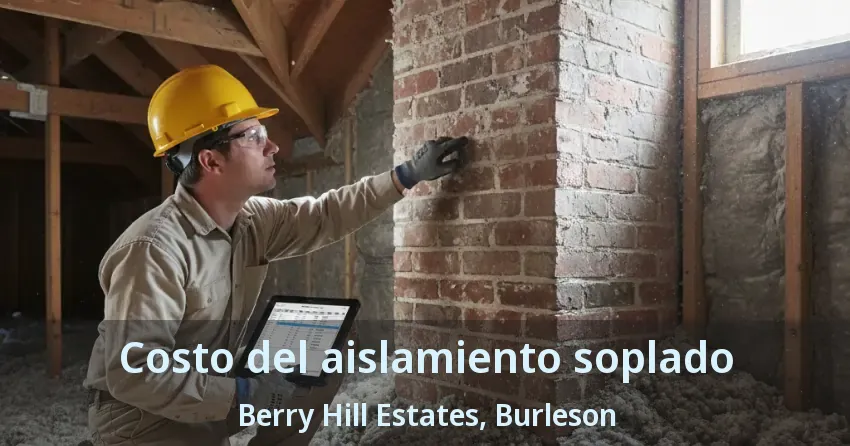 Costo del aislamiento soplado Berry Hill Estates, Burleson - TX Costo del aislamiento soplado Berry Hill Estates, Burleson - TX