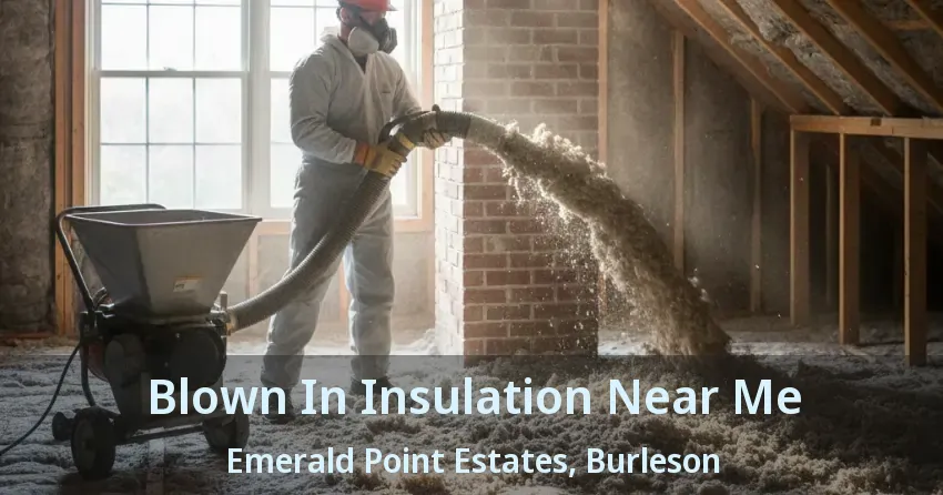 Blown In Insulation Near Me Emerald Point Estates, Burleson - TX