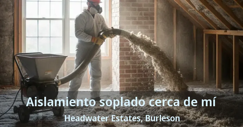 Aislamiento soplado cerca de mí Headwater Estates, Burleson - TX