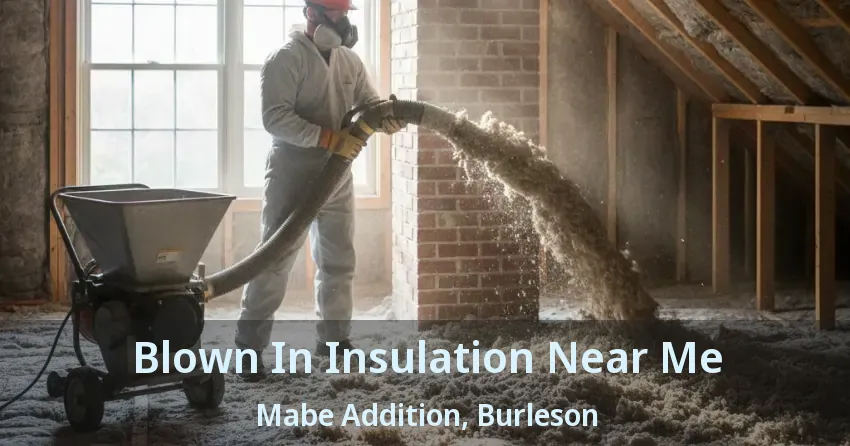 Blown In Insulation Near Me Mabe Addition, Burleson - TX Blown In Insulation Near Me Mabe Addition, Burleson - TX