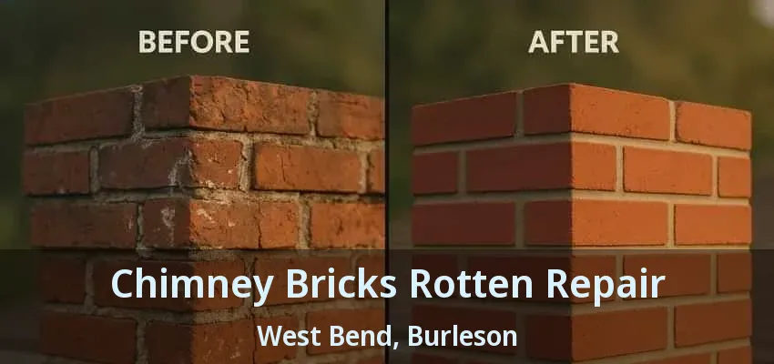 Chimney Bricks Rotten Repair West Bend, Burleson - TX Chimney Bricks Rotten Repair West Bend, Burleson - TX