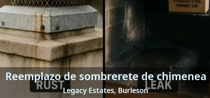 Reemplazo de sombrerete de chimenea Legacy Estates, Burleson - TX Reemplazo de sombrerete de chimenea Legacy Estates, Burleson - TX