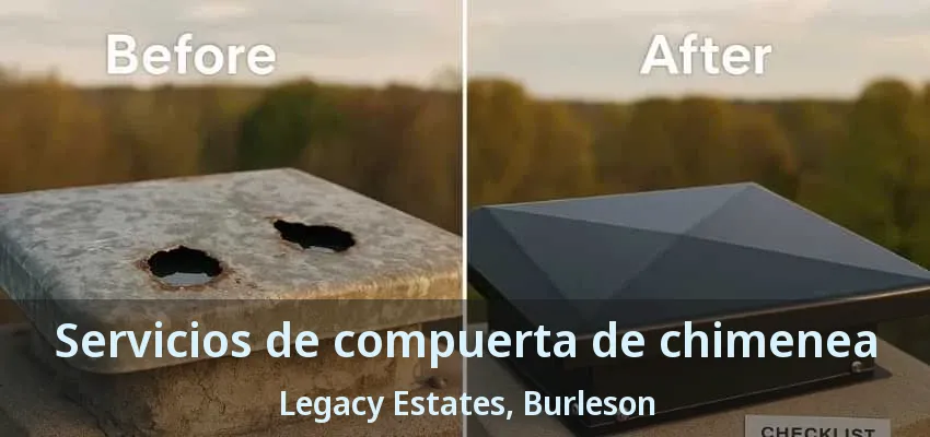 Servicios de compuerta de chimenea Legacy Estates, Burleson - TX