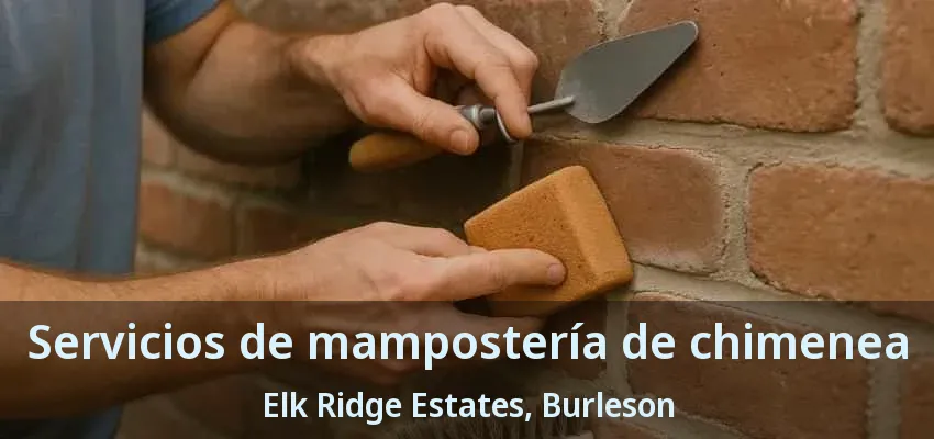 Servicios de mampostería de chimenea Elk Ridge Estates, Burleson - TX