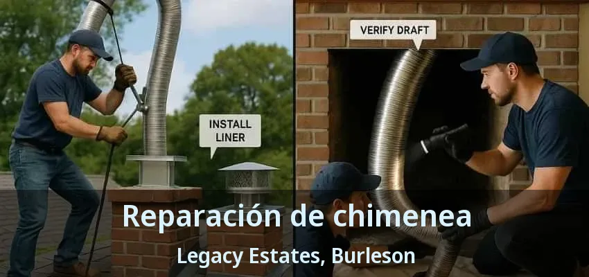 Reparación de chimenea Legacy Estates, Burleson - TX
