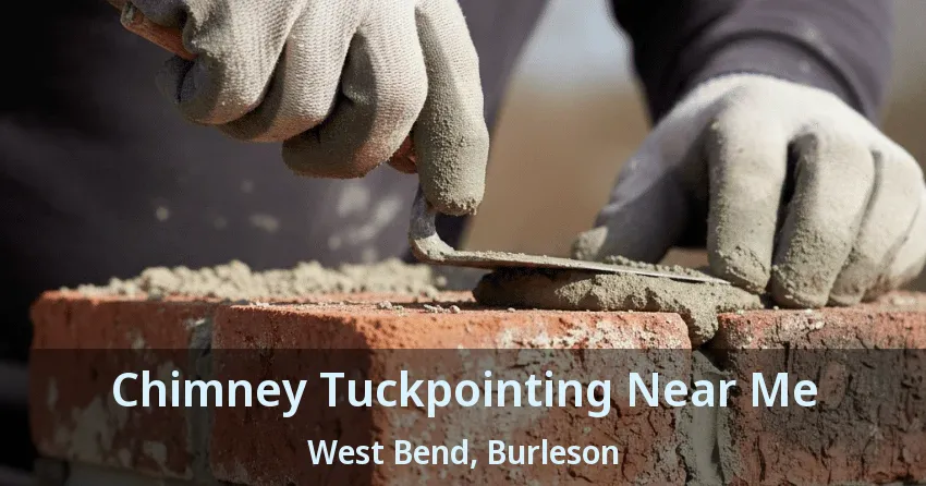 Chimney Tuckpointing Near Me West Bend, Burleson - TX