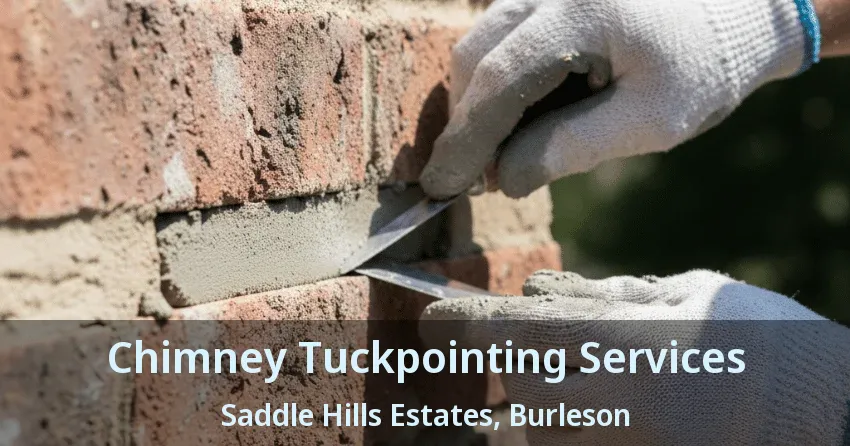 Chimney Tuckpointing Services Saddle Hills Estates, Burleson - TX
