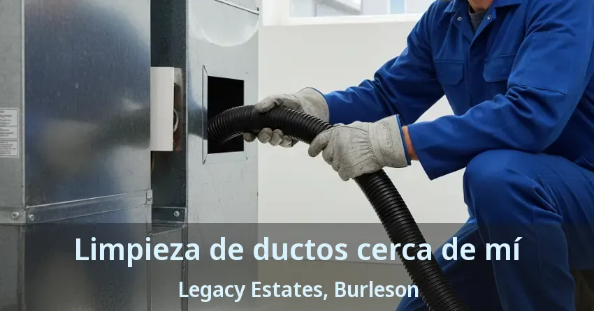 Limpieza de ductos cerca de mí Legacy Estates, Burleson - TX