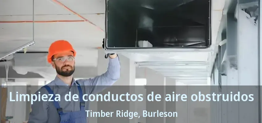 Limpieza de conductos de aire obstruidos Timber Ridge, Burleson - TX