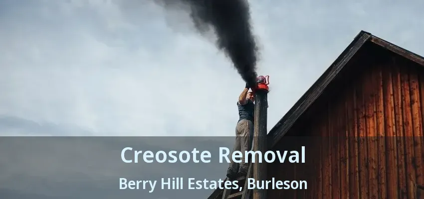 Creosote Removal Berry Hill Estates, Burleson - TX