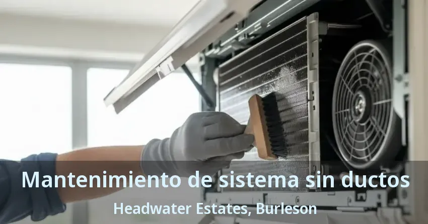 Mantenimiento de sistema sin ductos Headwater Estates, Burleson - TX