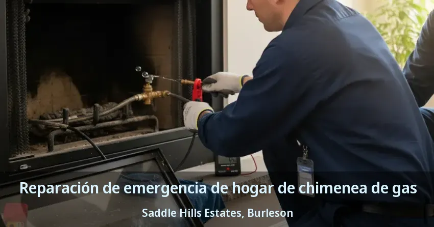 Reparación de emergencia de hogar de chimenea de gas Saddle Hills Estates, Burleson - TX