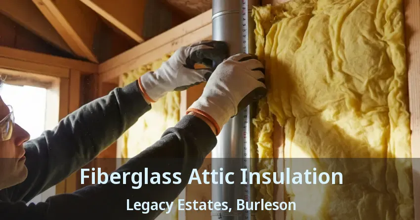 Fiberglass Attic Insulation Legacy Estates, Burleson - TX