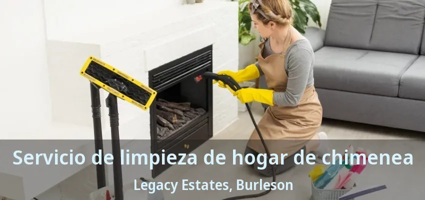 Servicio de limpieza de hogar de chimenea Legacy Estates, Burleson - TX