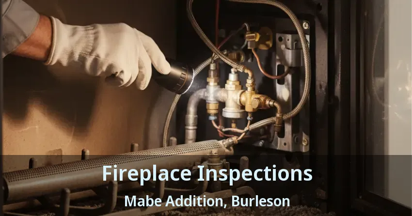 Fireplace Inspections Mabe Addition, Burleson - TX
