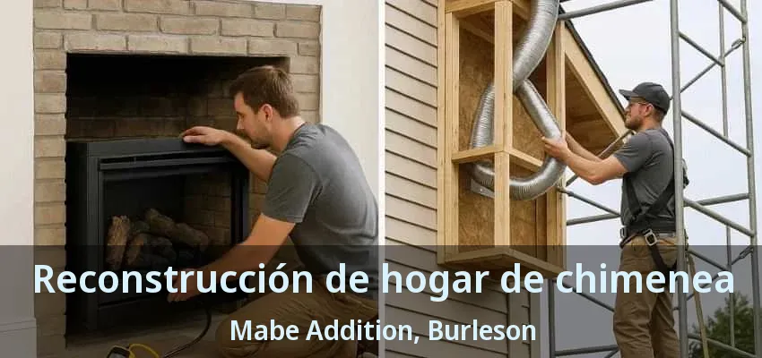 Reconstrucción de hogar de chimenea Mabe Addition, Burleson - TX