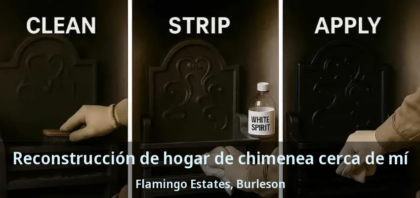 Reconstrucción de hogar de chimenea cerca de mí Flamingo Estates, Burleson - TX