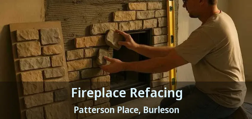 Fireplace Refacing Patterson Place, Burleson - TX