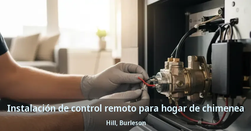 Instalación de control remoto para hogar de chimenea Hill, Burleson - TX