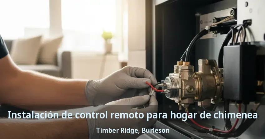 Instalación de control remoto para hogar de chimenea Timber Ridge, Burleson - TX