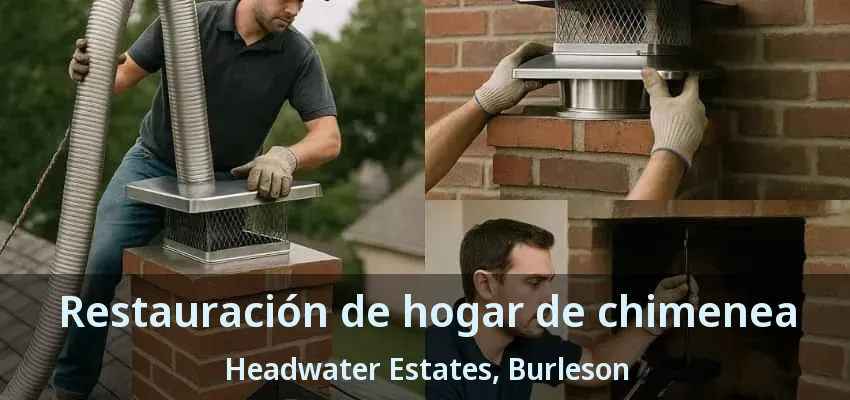 Restauración de hogar de chimenea Headwater Estates, Burleson - TX