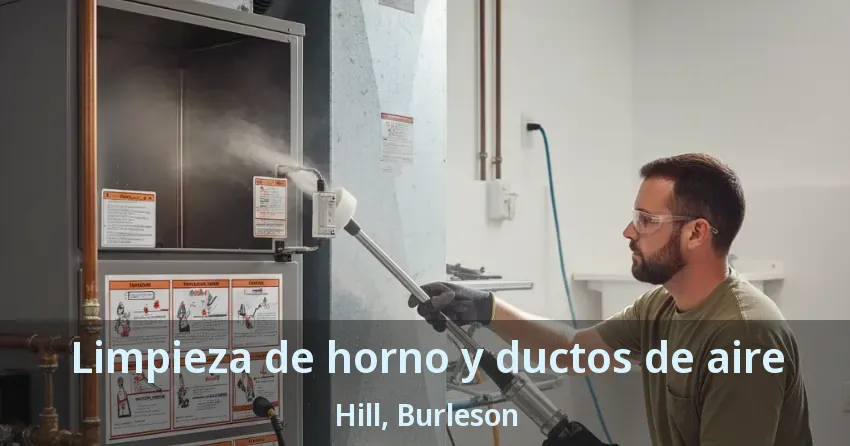 Limpieza de horno y ductos de aire Hill, Burleson - TX