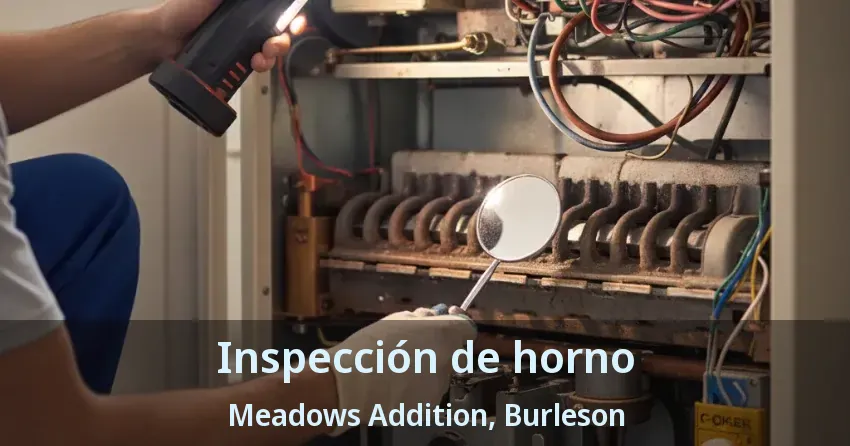 Inspección de horno Meadows Addition, Burleson - TX