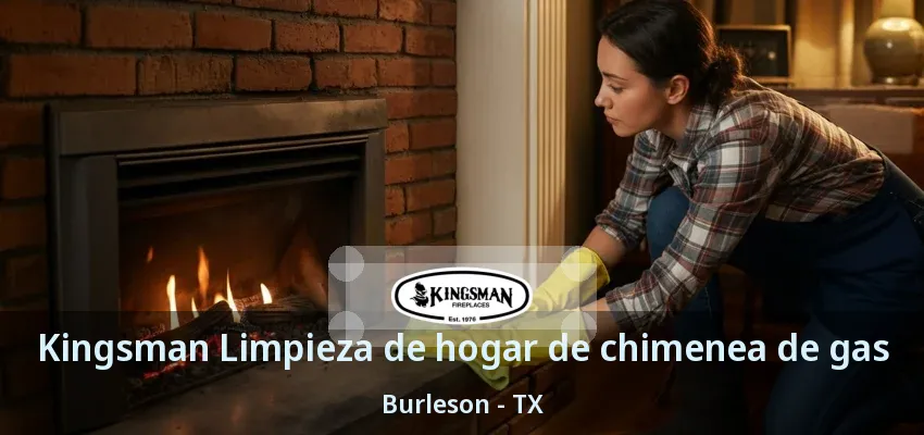 Kingsman Limpieza de hogar de chimenea de gas Burleson - TX