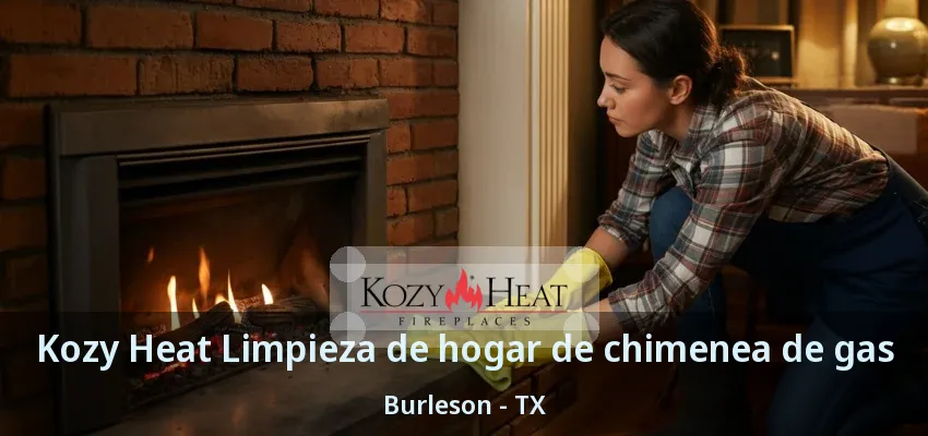 Kozy Heat Limpieza de hogar de chimenea de gas Burleson - TX