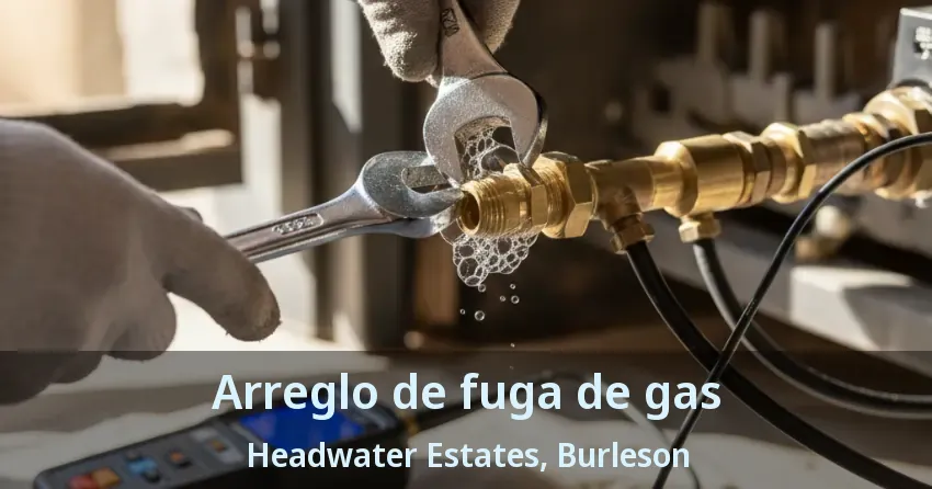 Arreglo de fuga de gas Headwater Estates, Burleson - TX