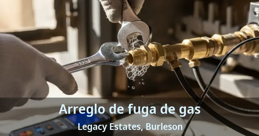 Arreglo de fuga de gas Legacy Estates, Burleson - TX