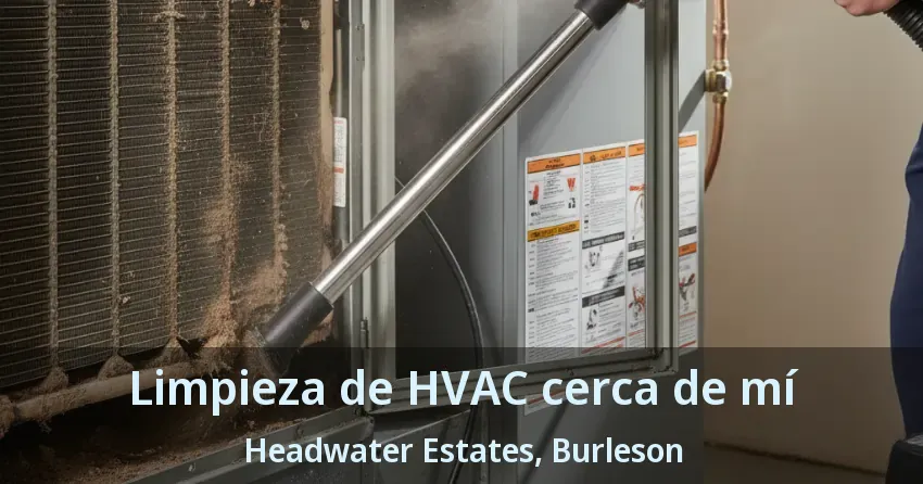 Limpieza de HVAC cerca de mí Headwater Estates, Burleson - TX