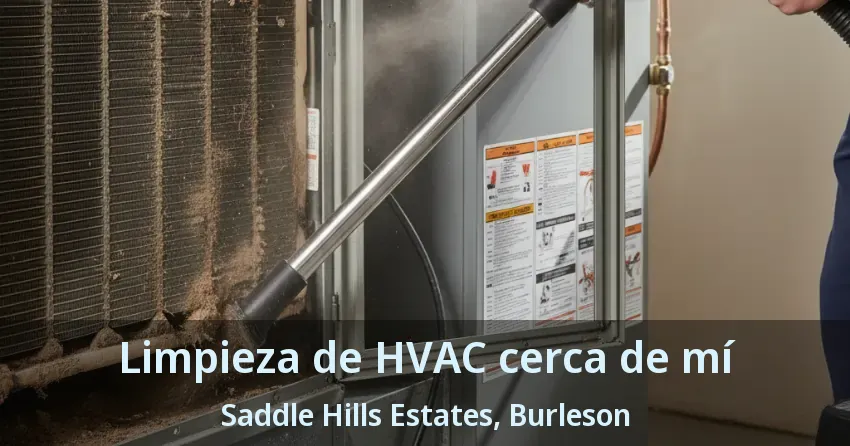 Limpieza de HVAC cerca de mí Saddle Hills Estates, Burleson - TX