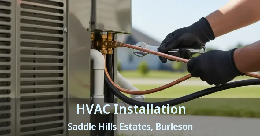 HVAC Installation Saddle Hills Estates, Burleson - TX