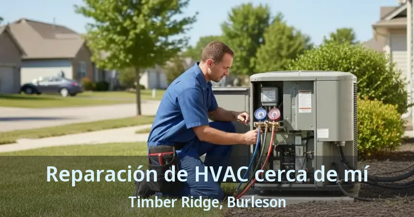 Reparación de HVAC cerca de mí Timber Ridge, Burleson - TX