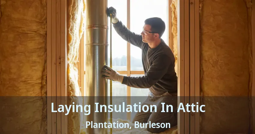 Laying Insulation In Attic Plantation, Burleson - TX Laying Insulation In Attic Plantation, Burleson - TX