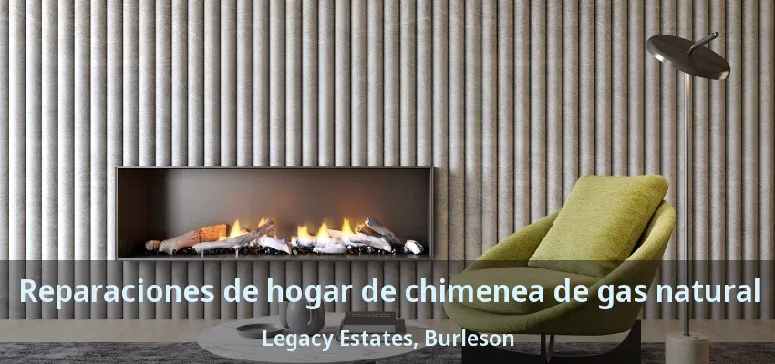 Reparaciones de hogar de chimenea de gas natural Legacy Estates, Burleson - TX