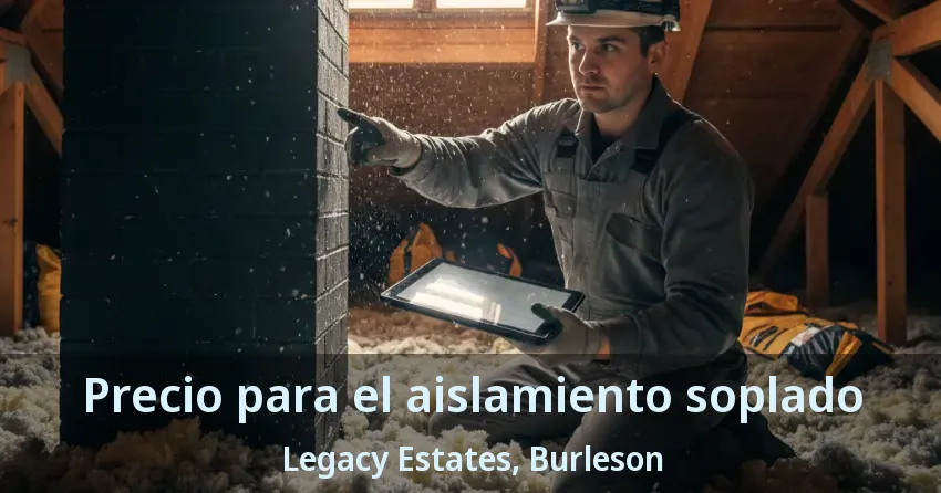 Precio para el aislamiento soplado Legacy Estates, Burleson - TX
