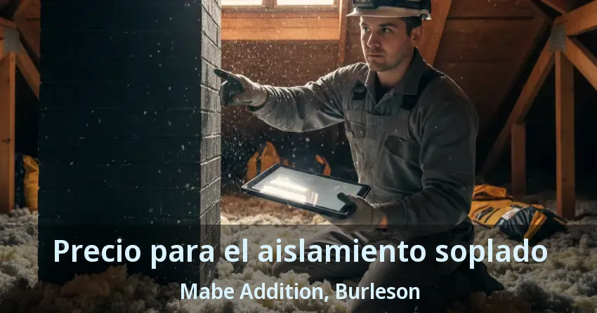 Precio para el aislamiento soplado Mabe Addition, Burleson - TX