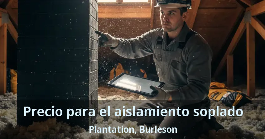 Precio para el aislamiento soplado Plantation, Burleson - TX