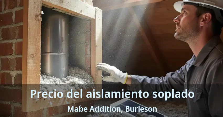 Precio del aislamiento soplado Mabe Addition, Burleson - TX