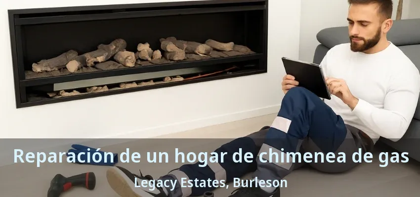 Reparación de un hogar de chimenea de gas Legacy Estates, Burleson - TX Reparación de un hogar de chimenea de gas Legacy Estates, Burleson - TX