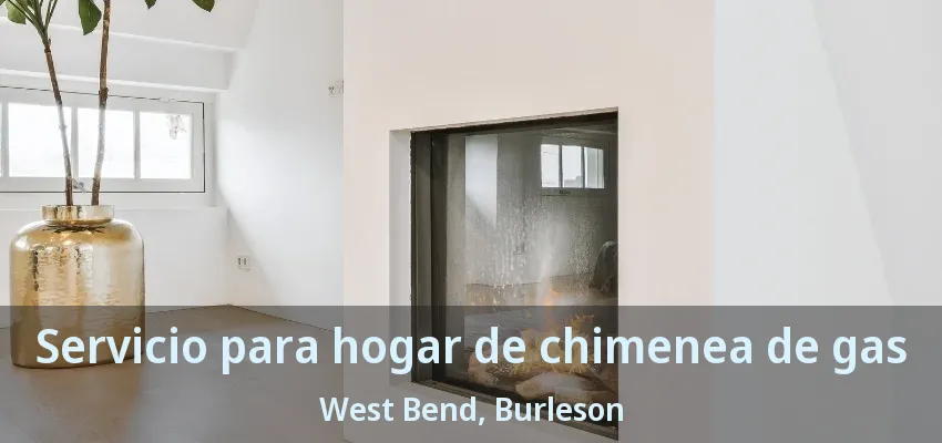 Servicio para hogar de chimenea de gas West Bend, Burleson - TX