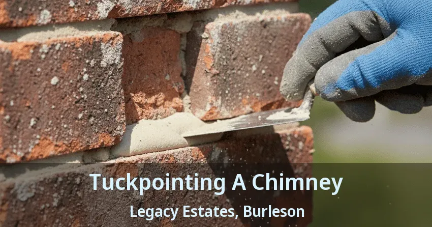 Tuckpointing A Chimney Legacy Estates, Burleson - TX